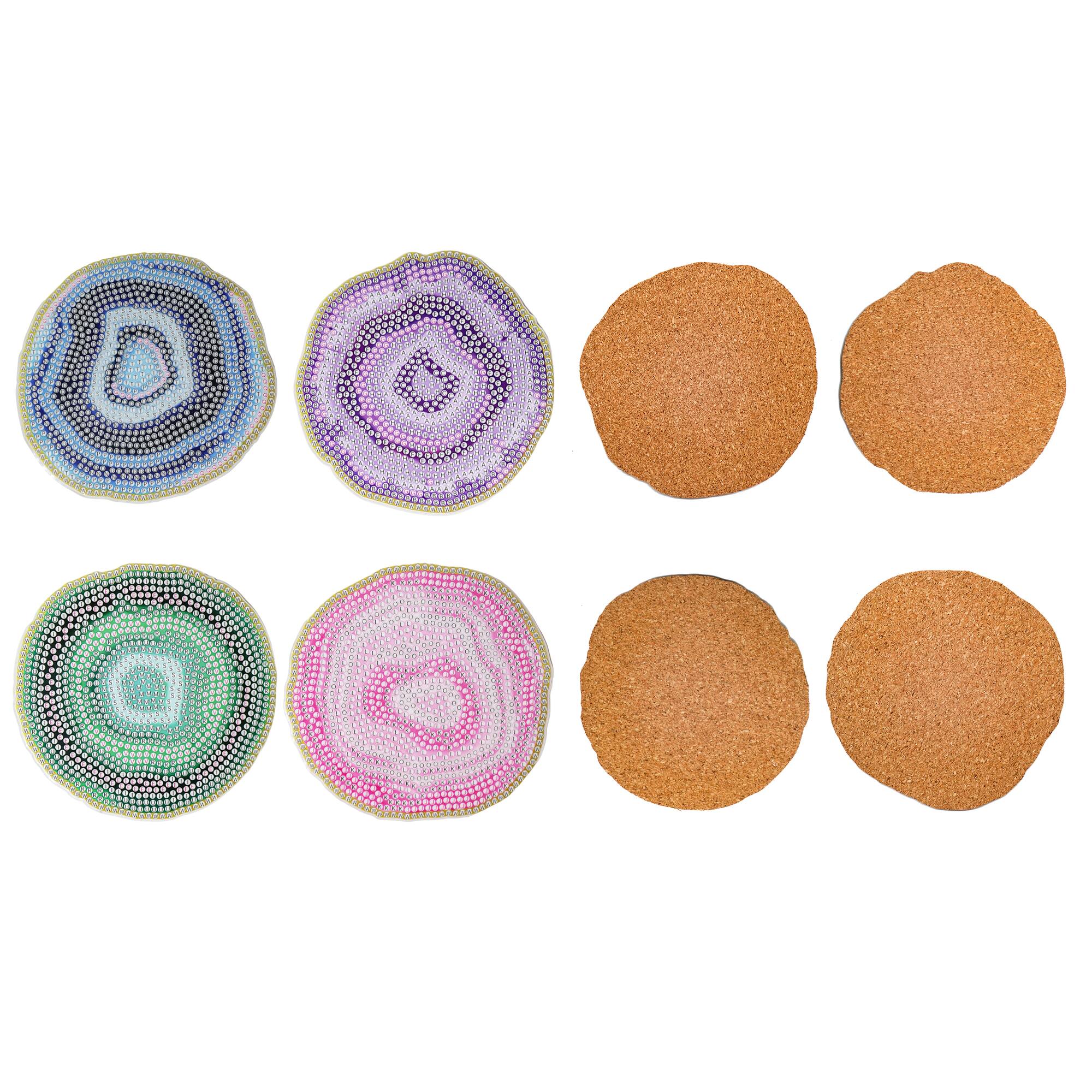 Geodes Diamond Art Coaster Kit by Make Market®